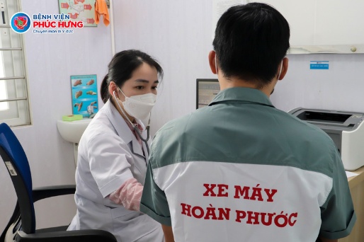Bệnh viện Phúc hưng khám sức khỏe định kỳ cho hai công ty Hoàn Phước và Tân Hoàn Phước