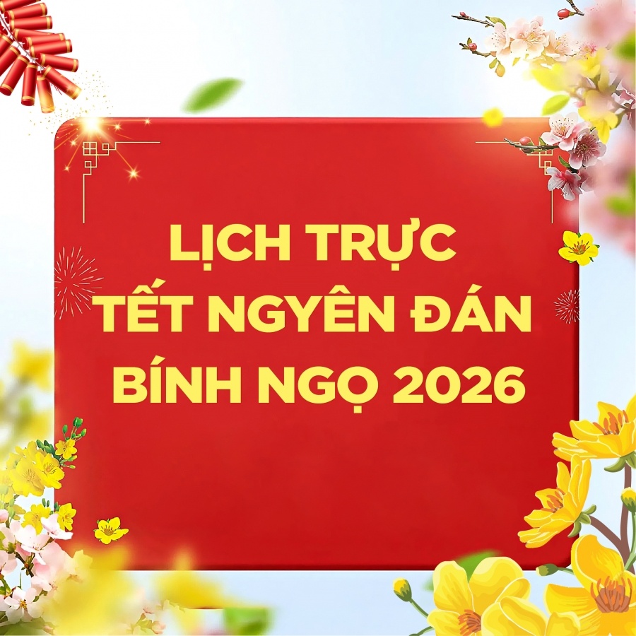 LỊCH TRỰC TẾT NGUYÊN ĐÁN 2026