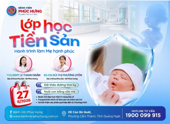 Lớp học tiền sản - Hành trình làm mẹ hạnh phúc
