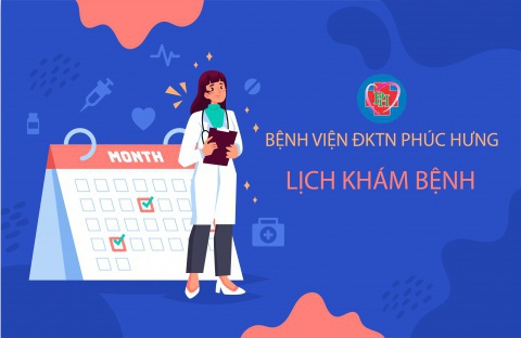 LỊCH KHÁM BỆNH TỪ NGÀY 25/03-31/03/2024