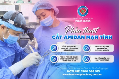 Phẫu thuật cắt amidan mạn tính