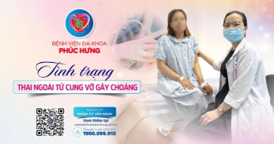 Phẫu thuật cấp cứu kịp thời sản phụ vỡ thai ngoài tử cung