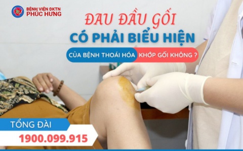 Đau đầu gối có phải biểu hiện của bệnh thoái hóa khớp gối không?