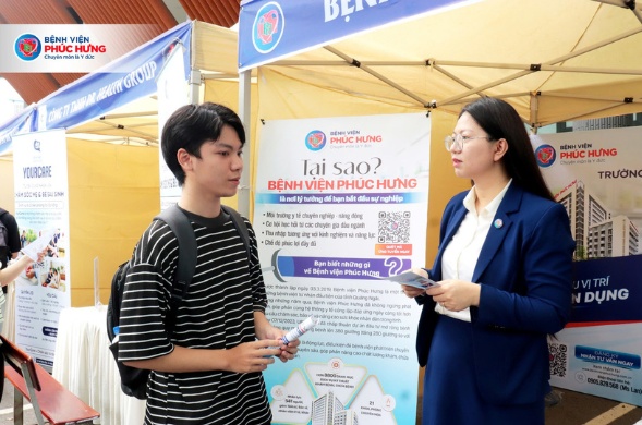 Bệnh viện Phúc Hưng đồng hành Ngày hội việc làm 2026